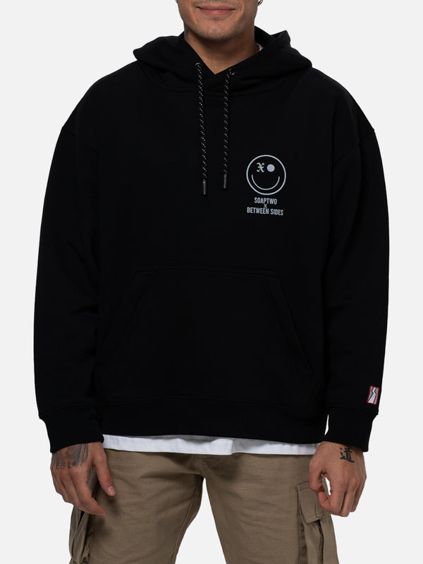 BETWEEN SIDES, GH-Punches Sweatshirt - Black, SWEATSHIRT, shopi go'da!