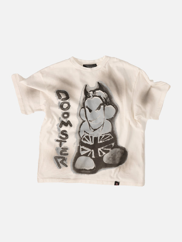 DOOMSTER, Girl Tee - White, T-SHIRT, shopi go'da!