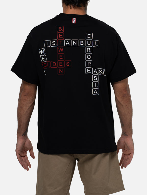 BETWEEN SIDES, GT-Words T-Shirt - Black, T-SHIRT, shopi go'da!