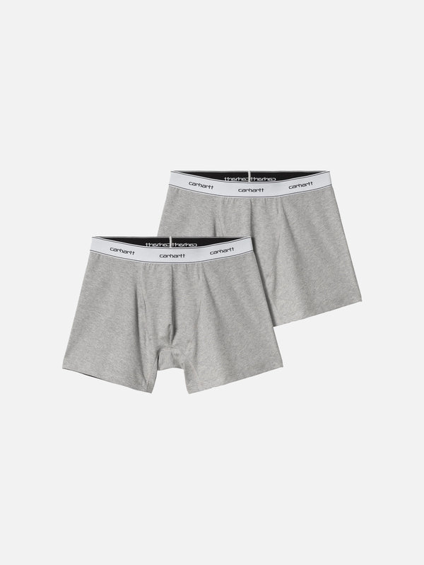 CARHARTT WIP - BOXER - Cotton Trunks - Grey Heather - shopi go'da!.