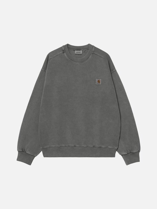 CARHARTT WIP, Vista Sweat - Black Garment Dyed, SWEATSHIRT, shopi go'da!