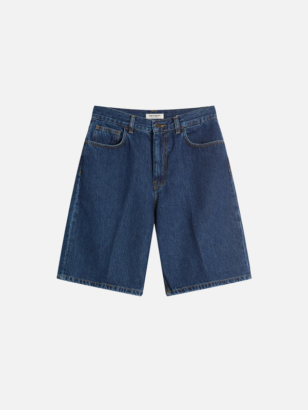 CARHARTT WIP, W' Brandon Short - Blue Stone Washed, ŞORT, shopi go'da!
