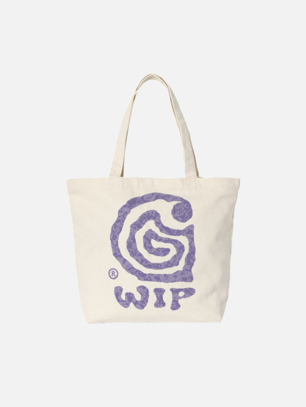 CARHARTT WIP, Canvas Graphic Tote - Helix Print/Natural, ÇANTA, shopi go'da!