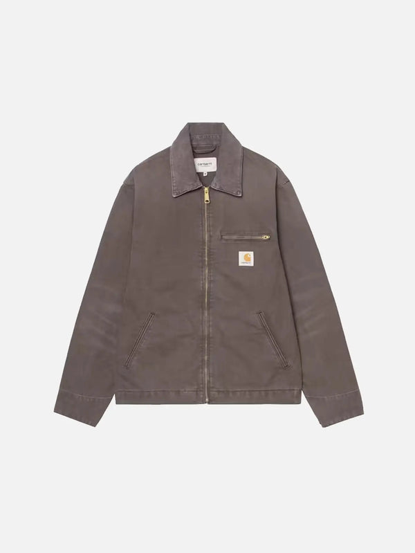 CARHARTT WIP Detroit Jacket - Shale/Shale Stone Canvas - Uncategorized CEKET
