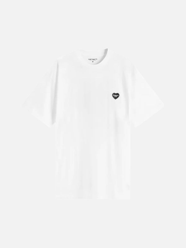 CARHARTT WIP, S/S Heart II Hartt T-Shirt - White, T-SHIRT, shopi go'da!