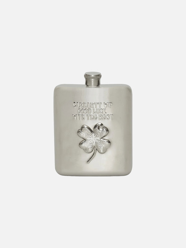 CARHARTT WIP, Clover Flask - Silver, MATARA, shopi go'da!
