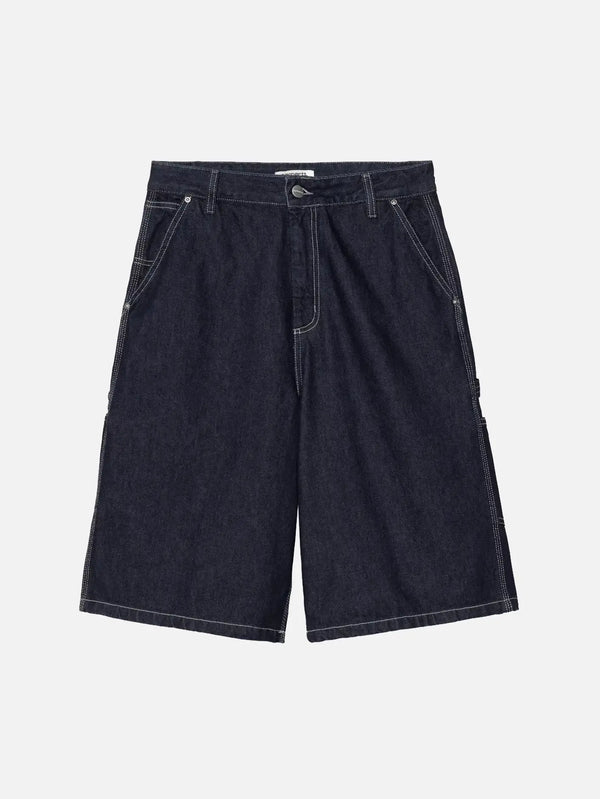 CARHARTT WIP W' Nixon Single Knee Short - Blue Rinsed - Uncategorized ŞORT
