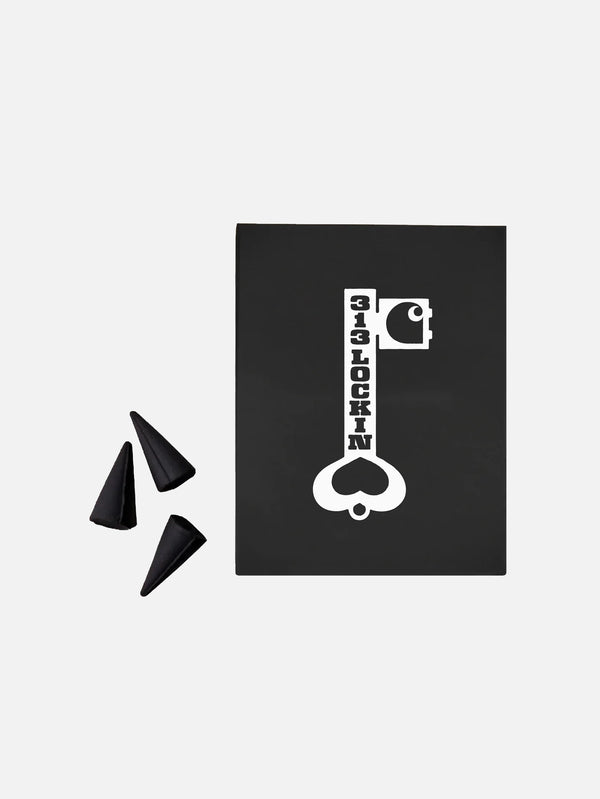 CARHARTT WIP, Locked Cone Incense - White/Black, TÜTSÜLÜK, shopi go'da!