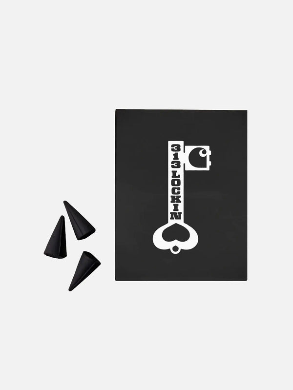 CARHARTT WIP Locked Cone Incense - White/Black - Uncategorized TÜTSÜLÜK