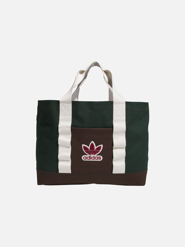 ADIDAS ORIGINALS, adidas x CLOT Tote Bag - Green Night/Dark Brown, ÇANTA, shopi go'da!