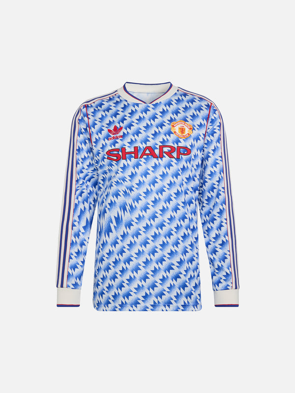 ADIDAS ORIGINALS, Manchester United 90 Away Longsleeve Jersey - Multicolor, FORMA, shopi go'da!