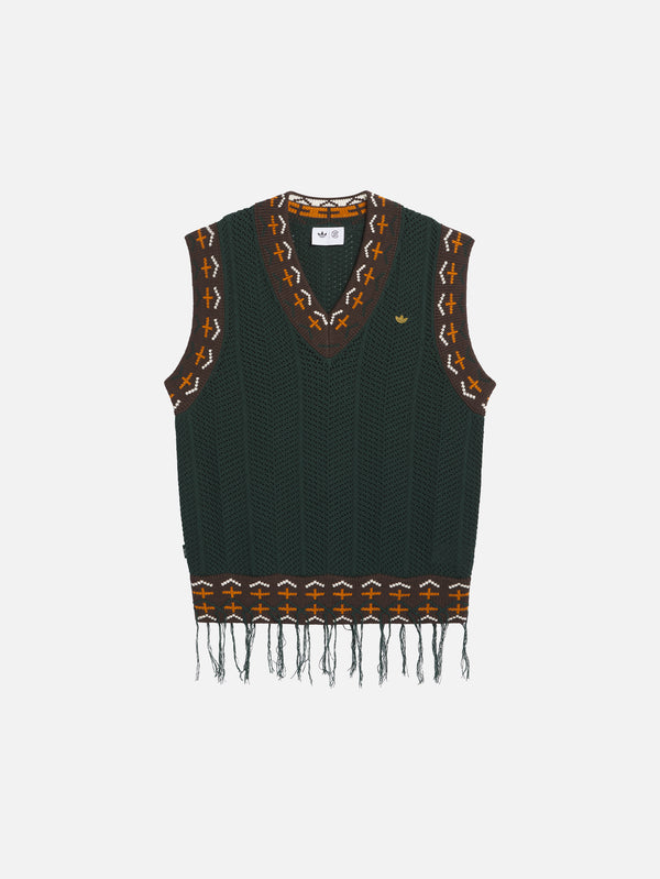 ADIDAS ORIGINALS, adidas x CLOT Knit Vest - Green Night, SÜVETER, shopi go'da!