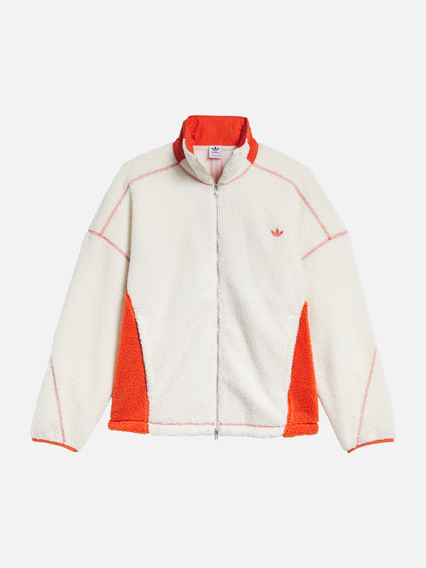 ADIDAS ORIGINALS, OG LA x adidas Oversize Fleece Jacket - Off White, CEKET, shopi go'da!