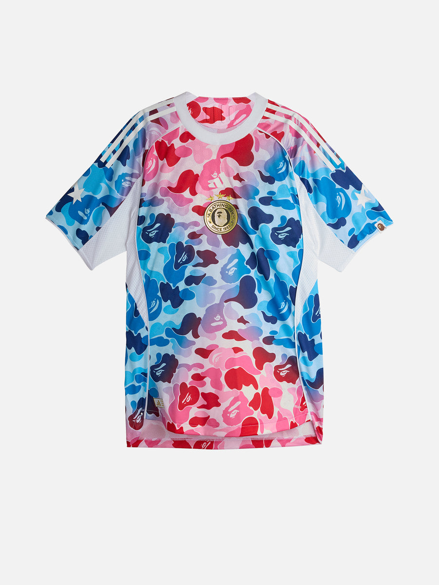 Bape Comme Des Garcons Jersey Zoo BAPE X Adidas FB Jersey Shadow Blue