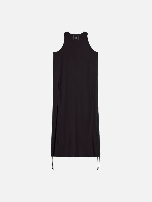 Y-3 Y-3 Racer Midi Dress - Black - Dresses ELBİSE