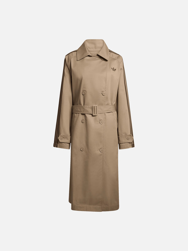 ADIDAS ORIGINALS, Trench Twill Coat - Cardboard, CEKET, shopi go'da!