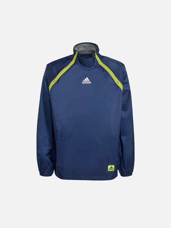 ADIDAS ORIGINALS Equipment Woven Half-Zip Jacket - Blue - Coats & Jackets CEKET