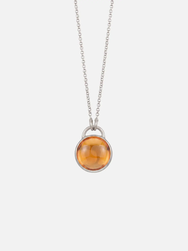 ECE LONDON Aurea Lux Necklace – turuncu, ön görünüm