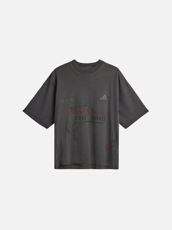 ADIDAS ORIGINALS adidas Running x Song For The Mute T-Shirt - Utili – gri, ön görünüm