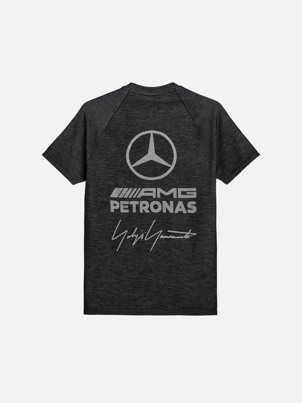 Y-3 Y-3 x F1 Mercedes Engineered Tee - Black/Solid Grey - T-Shirts T-SHIRT