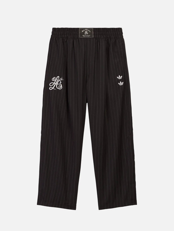 ADIDAS ORIGINALS Willy Chavarria x adidas Pinstripe Track Pant - Black - Track Pants EŞOFMAN ALTI