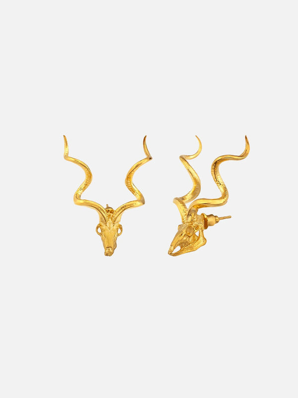 PIA YULI SAN FRANCISCO - KÜPE - Bullish Earrings - Gold - shopi go'da!.