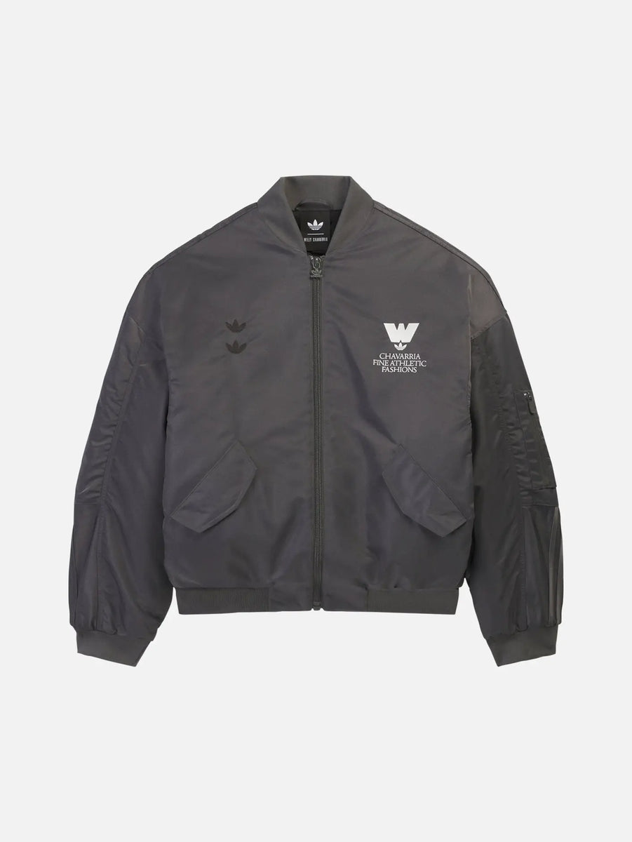 ADIDAS ORIGINALS Willy Chavarria x adidas Bomber Jacket - Grey Six