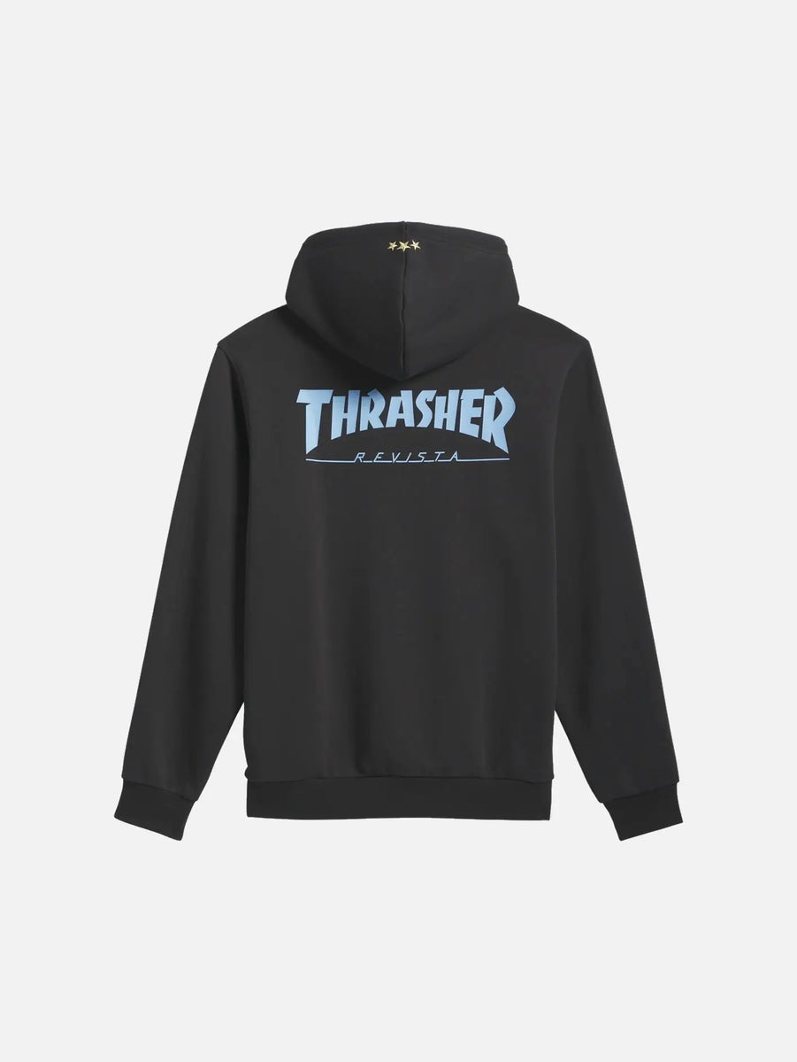 ADIDAS ORIGINALS Thrasher x AFA Argentina Hoodie - Black KX4547