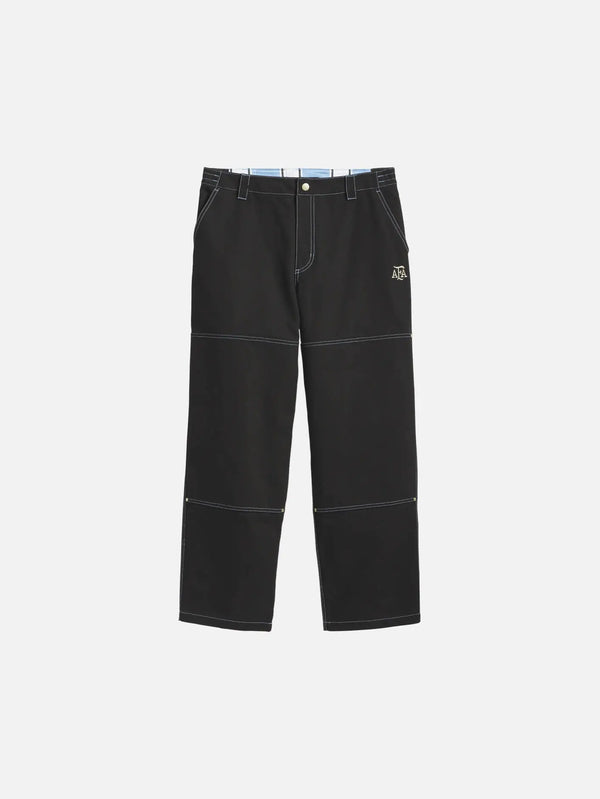ADIDAS ORIGINALS Thrasher x AFA Argentina Pant - Black – siyah, önden görünüm