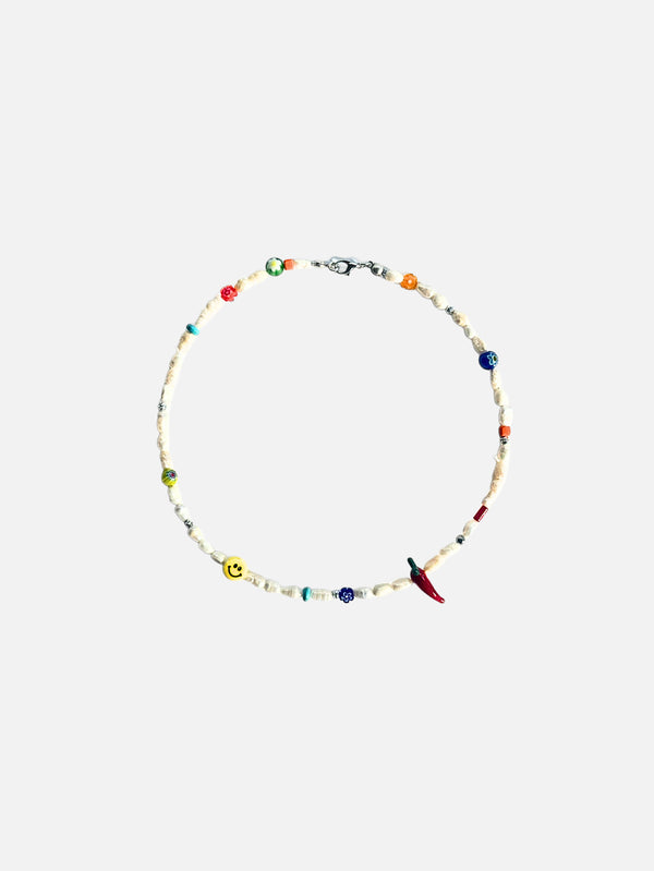 Karma Barok İncili ve Murano Boncuklu Kolye