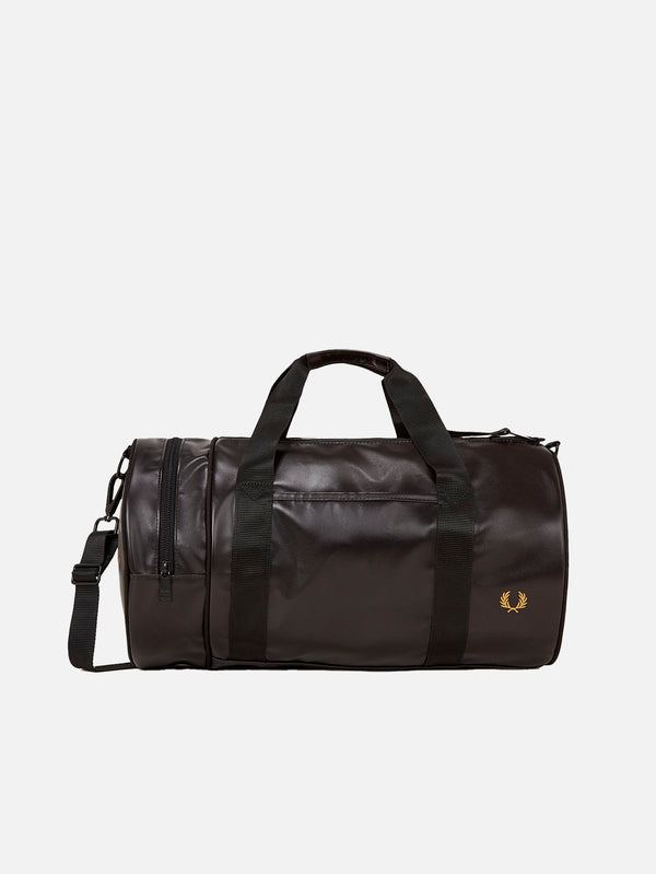 Tonal Classic Barrel Bag - Black/Gold