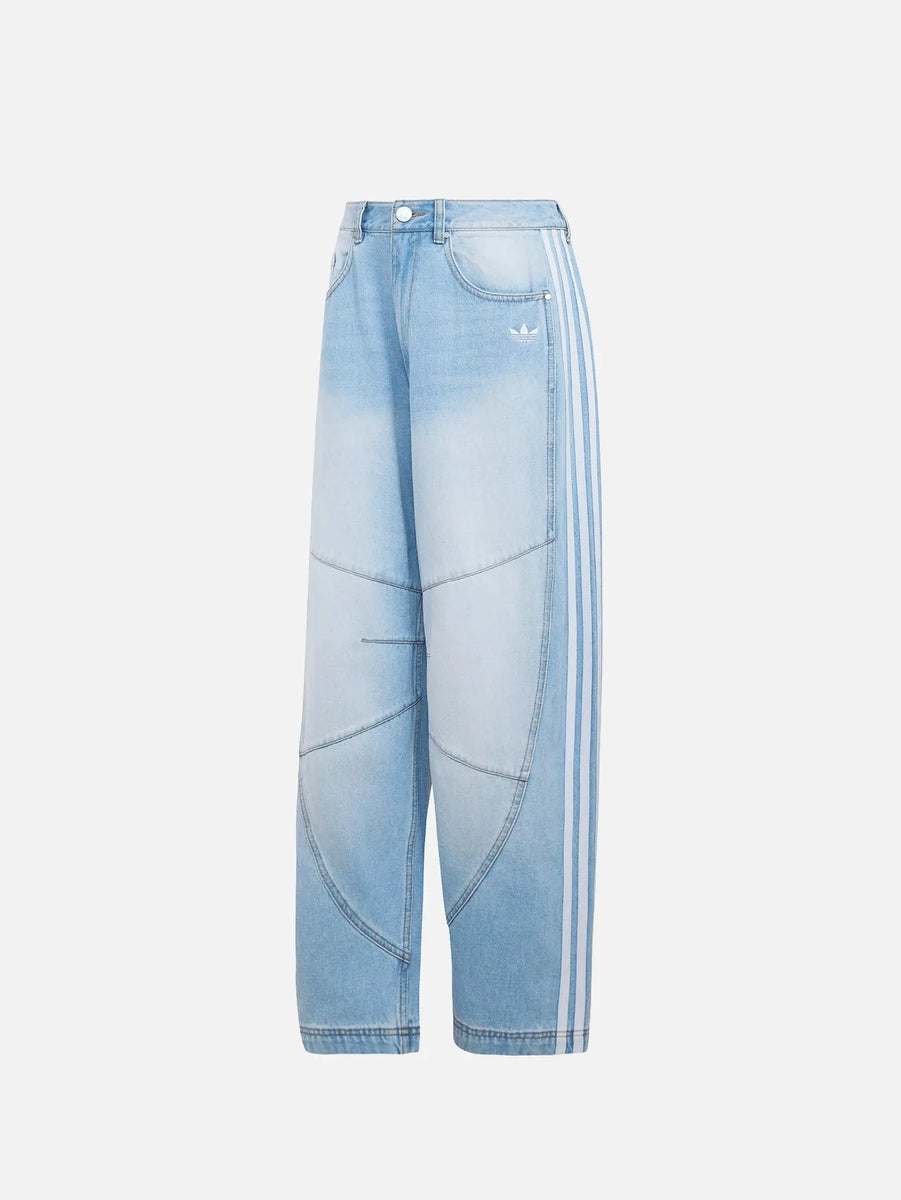Denim Barrel Pants - Light Blue