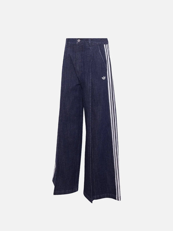 ADIDAS ORIGINALS Denim Pleats Wide Legs Pant – Indigo Denim, yandan görünüm