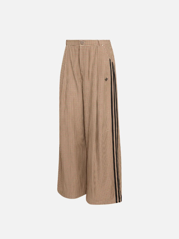 ADIDAS ORIGINALS Checks Loose Pants – Beige, yandan görünüm