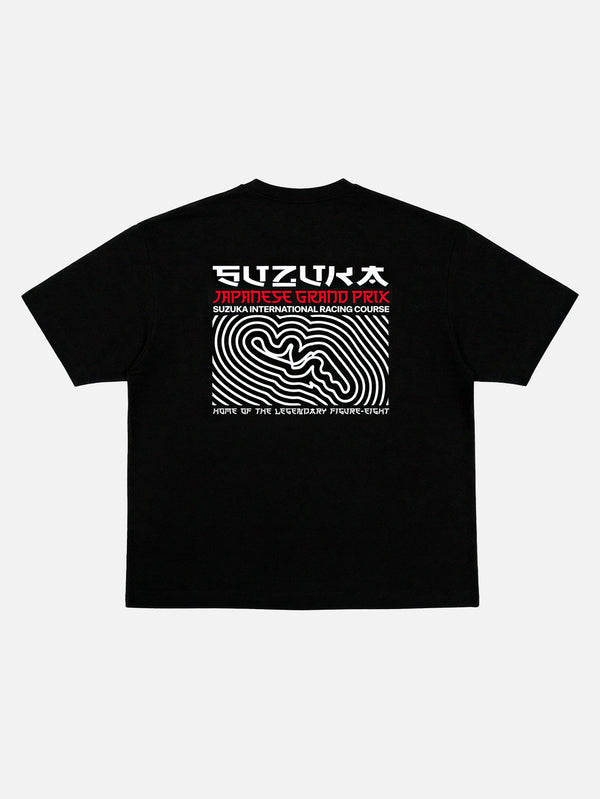 SOON TO BE ANNOUNCED, Legendary 8 Suzuka T-Shirt - Black, T-SHIRT, shopi go'da!