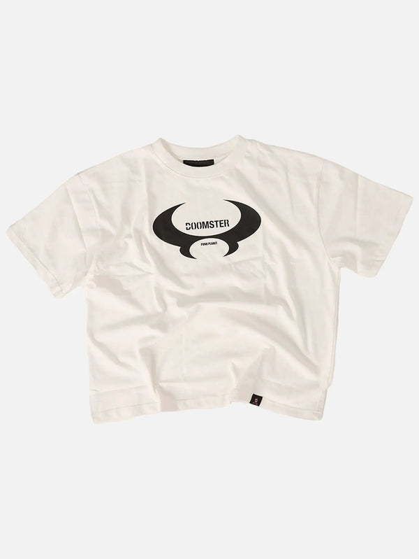 DOOMSTER Logo Tee - White - T-Shirts T-SHIRT