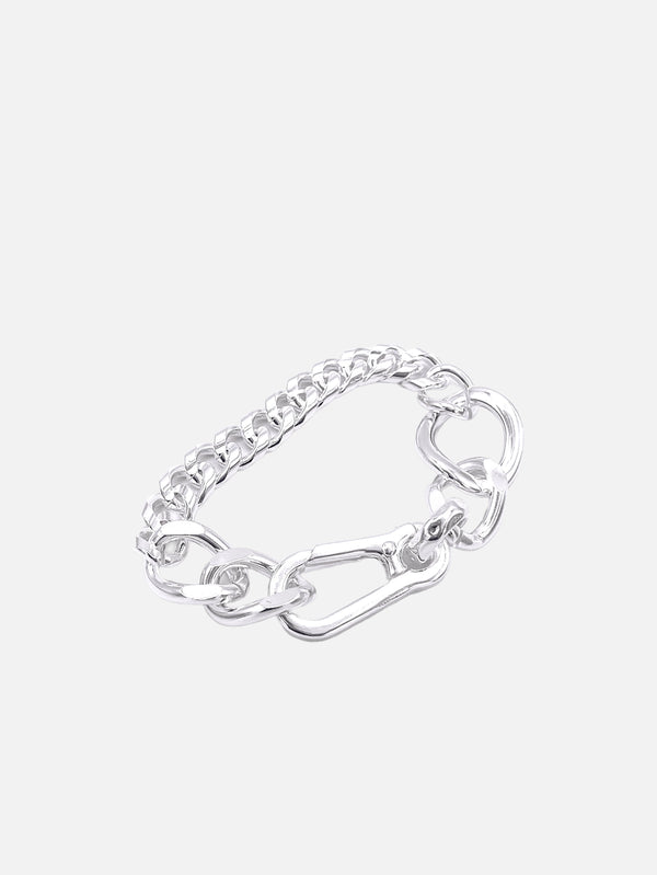 MARTINE ALI, Luc Curb Bracelet - Silver, BİLEKLİK, shopi go'da!