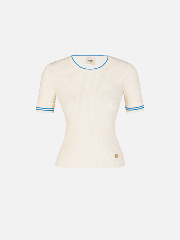 ATELIER 38, Lisbon Sweater - White, T-SHIRT, shopi go'da!