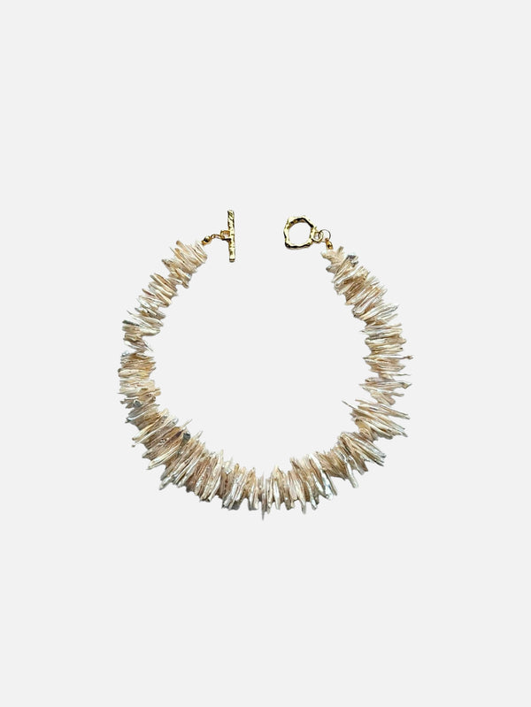 L'ATELIER DES PERLES, Lumiére Çubuk İncili Kolye, KOLYE, shopi go'da!