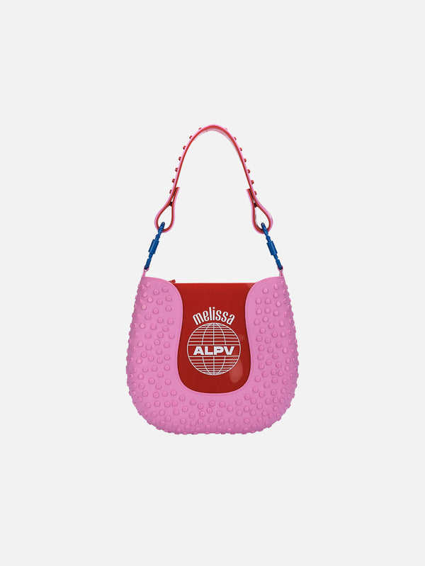 MELISSA, Nina Bag + Alexandre Pavao Omuz Çantası - Pembe/Kırmızı, ÇANTA, shopi go'da!