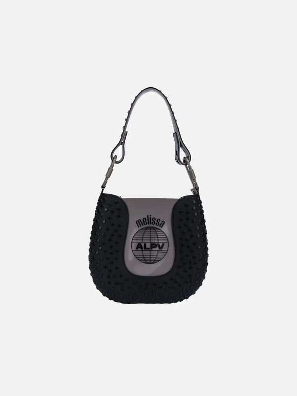 MELISSA Nina Bag + Alexandre Pavao Omuz Çantası - Siyah/Gri - Cross Body Bags ÇANTA
