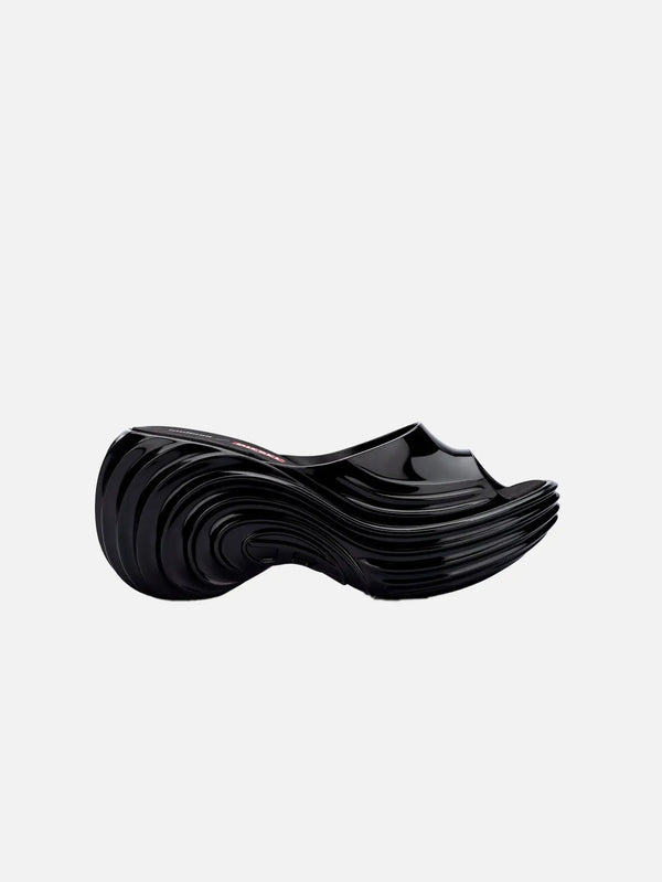 MELISSA Quantum Platform + Diesel Ad Sandalet - Siyah - SANDALET