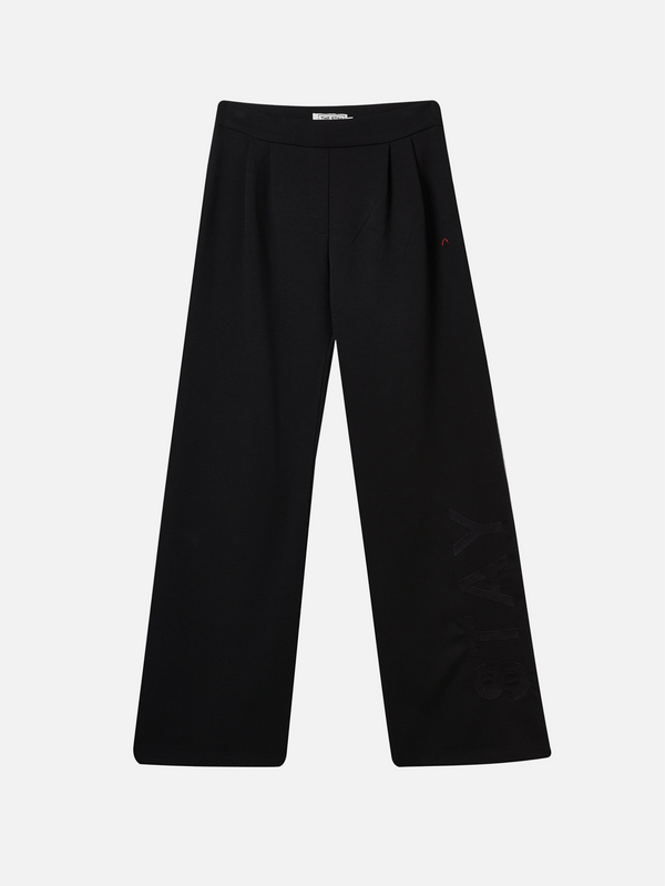 THE STAY LINE, Meis Pileli İspanyol Paça Pantolon - Siyah, PANTOLON, shopi go'da!