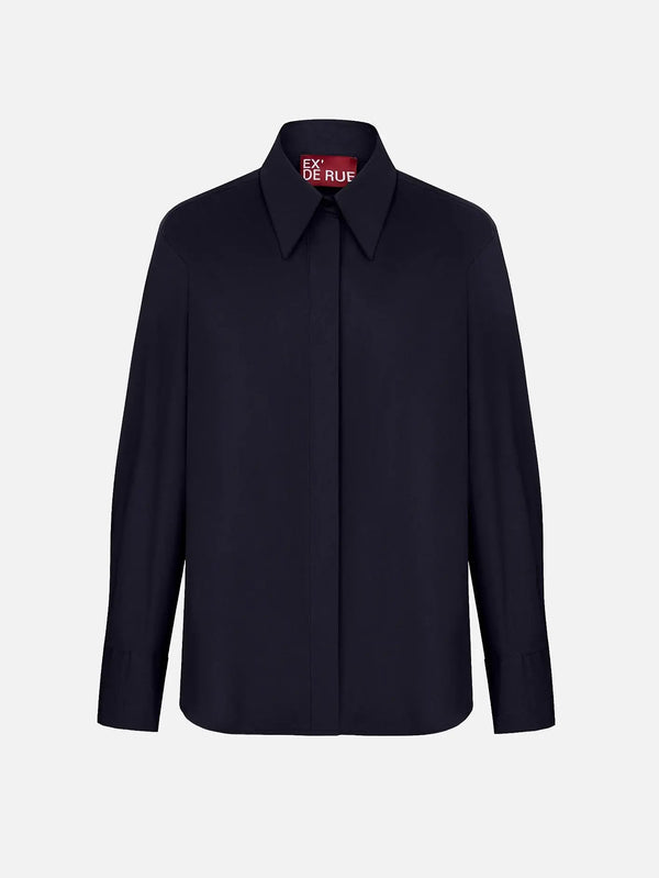 EX DE RUE Merlot Man Shirt – Merlot, önden görünüm