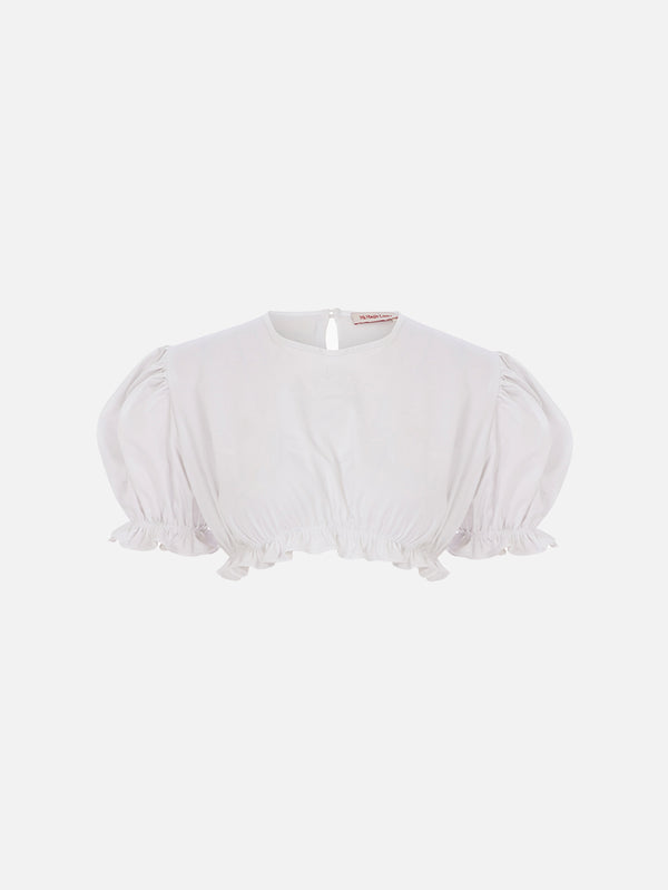Mimi Crop Top - White