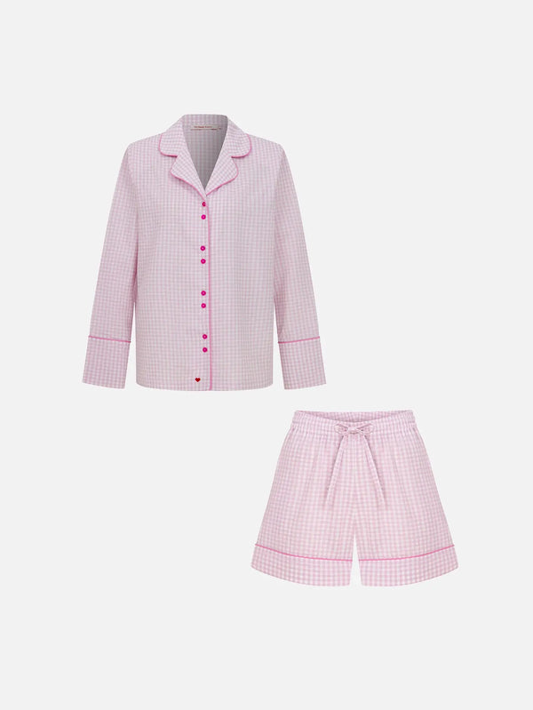 MI MAGIC LOVE Mio Mini Set – Pink Gingham, ön görünüm