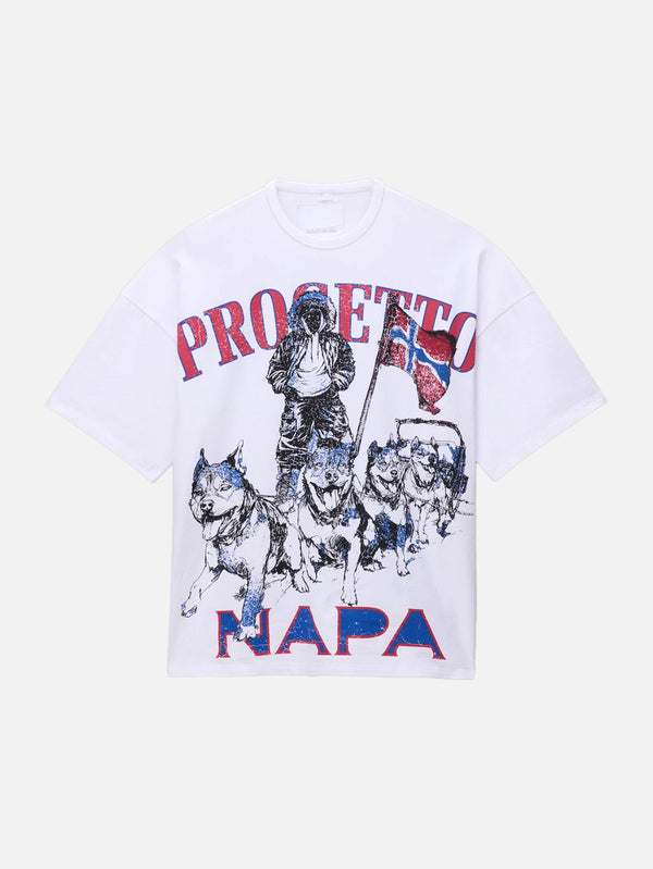 NAPAPIJRI, PDF x Napapijri Short Sleeve T-Shirt - Bright White, T-SHIRT, shopi go'da!