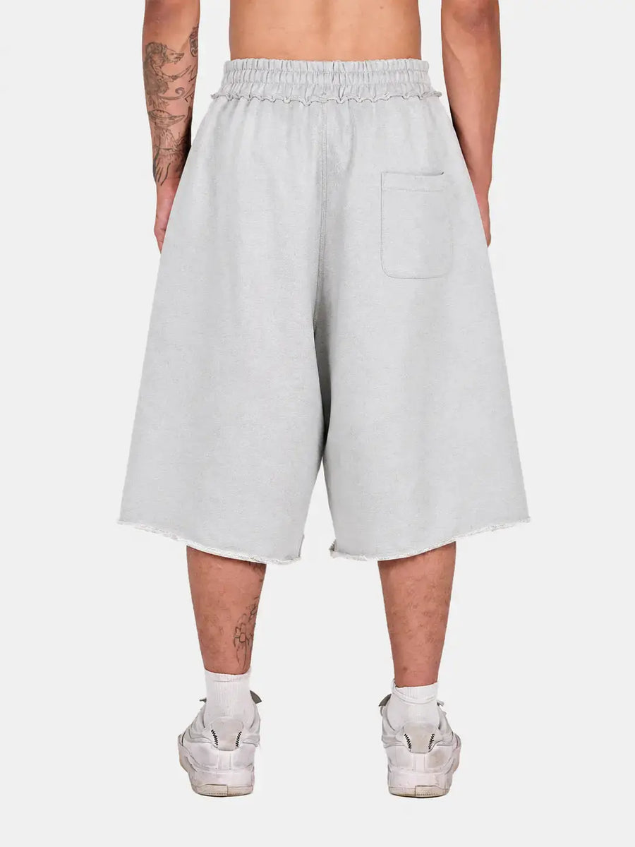 SHOPI GO Ohara Bermuda Shorts - Melange Grey SHPGSS26013 – shopi go