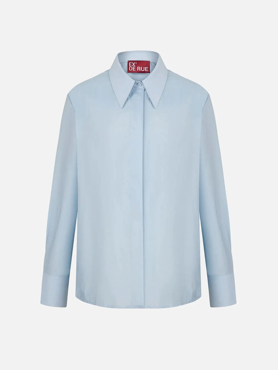 Oversize Blue Shirt