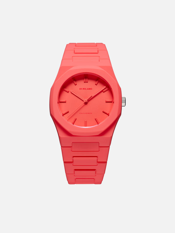 D1 MILANO - KOL SAATİ - Coral Polycarbon 37mm PCBU05 - shopi go'da!.